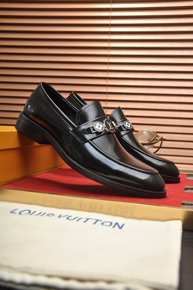 Louis Vuitton Men Shoes Dress Shoes Fashion Luxury Brand Mens Casual Shoes with Original Box