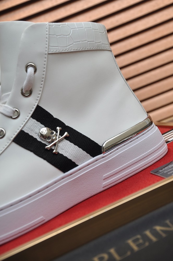 Philipp Plein Men Shoes Sneakers Low Top Sneaker Fashion Design Luxury Brand Trainer Predator TM with Original Box