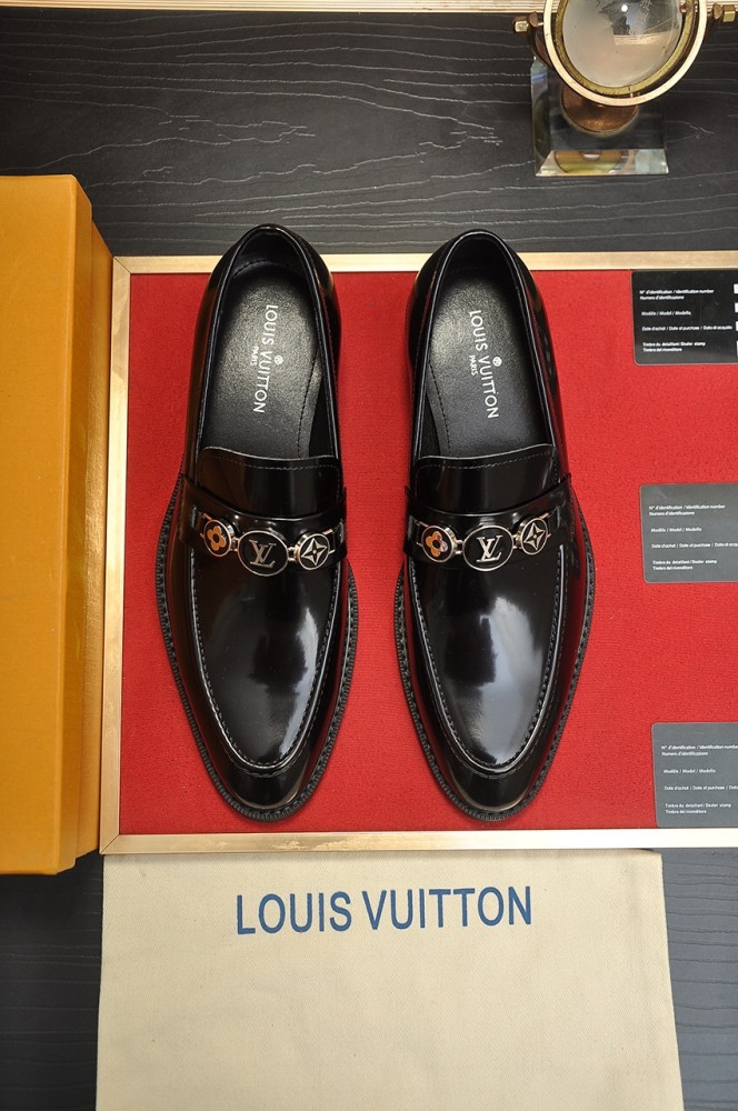 Louis Vuitton Men Shoes Dress Shoes Fashion Luxury Brand Mens Casual Shoes with Original Box
