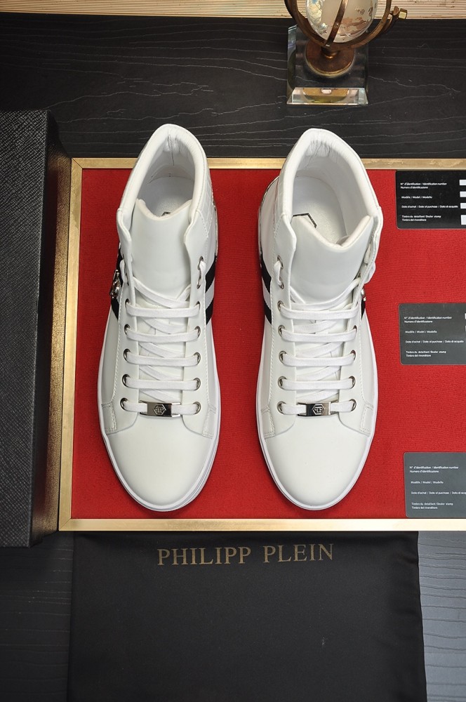 Philipp Plein Men Shoes Sneakers Low Top Sneaker Fashion Design Luxury Brand Trainer Predator TM with Original Box