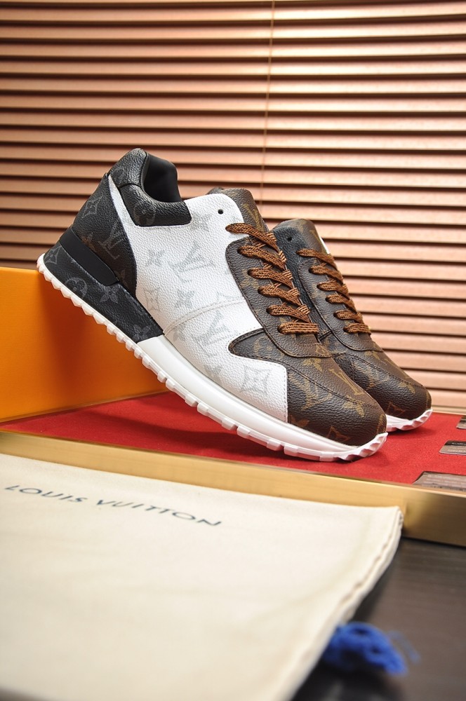 Louis Vuitton Men Shoes Sports RUN AWAY SNEAKER Running Design Luxury Brand with Original Box 1A9ZK8