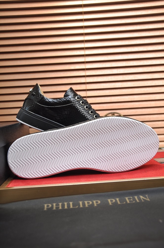 Philipp Plein Men Shoes Sneakers Low Top Sneaker Fashion Design Luxury Brand Trainer Predator TM with Original Box