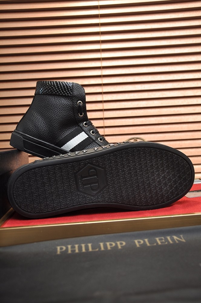 Philipp Plein Men Shoes Sneakers Low Top Sneaker Fashion Design Luxury Brand Trainer Predator TM with Original Box