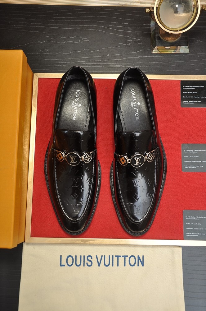 Louis Vuitton Men Shoes Dress Shoes Fashion Luxury Brand Mens Casual Shoes with Original Box