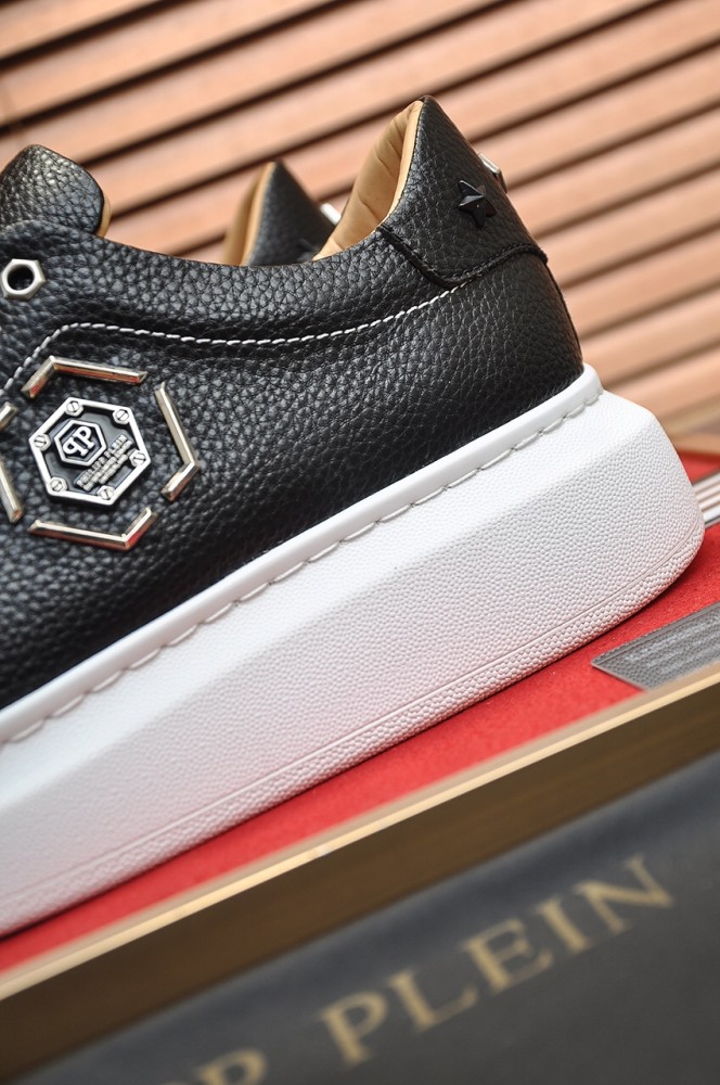 Philipp Plein Men Shoes Sneakers Low Top Sneaker Fashion Design Luxury Brand Trainer Predator TM with Original Box