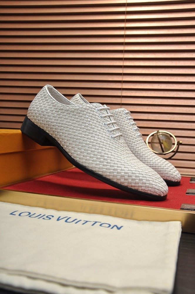 Louis Vuitton Men Shoes Dress Shoes Fashion Luxury Brand Mens Casual Shoes with Original Box
