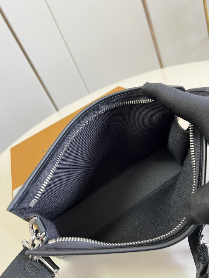 Louis Vuitton Womens Mens Bags Shoulder Bags Luxury Brand GASTON WEARABLE WALLET with Original Box N64608 Damier Graphite coated canvas