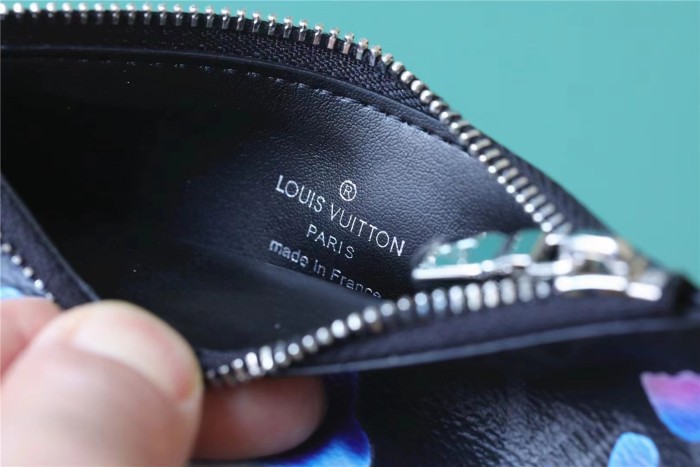Louis Vuitton Womens Mens Bags Shoulder Bags Luxury Brand GASTON WEARABLE WALLET with Original Box M81753 Sunrise Monogram Eclipse coated canvas