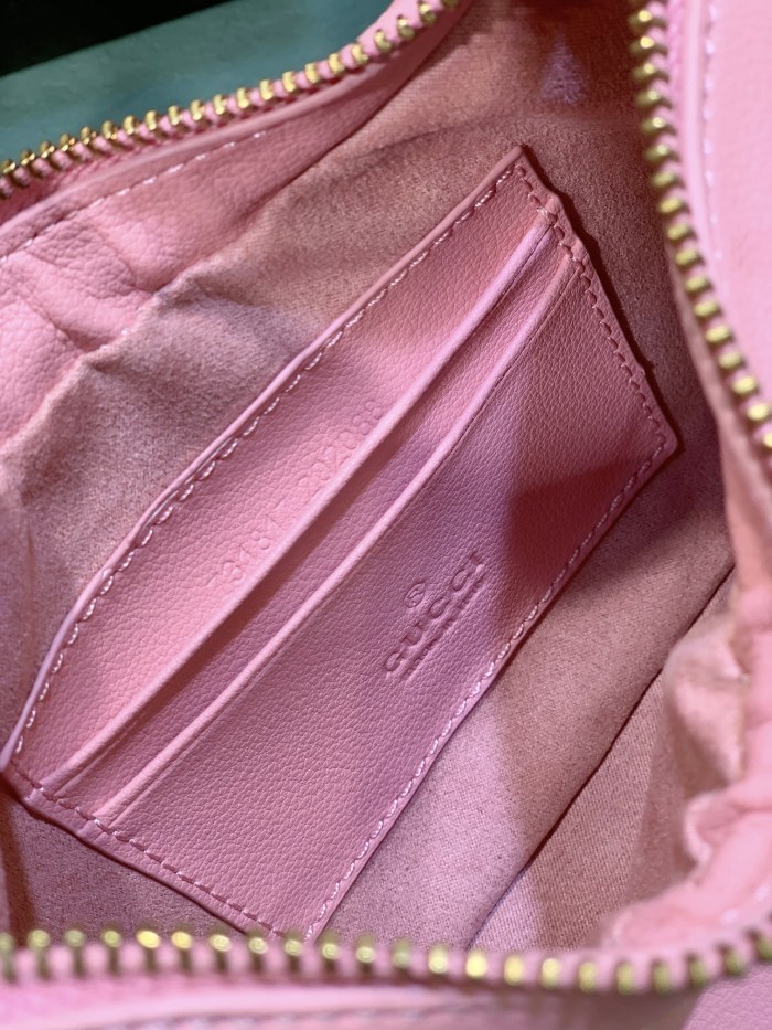 Gucci Womens Bags Shoulder Messenger Bag Luxury Brand Gucci Aphrodite small shoulder bag in pink leather with Original Box 731817 AAA9F 5815