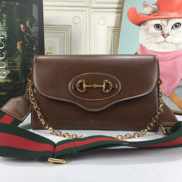 Gucci Womens Bags Luxury Brand Gucci Horsebit 1955 small bag in GG Supreme with Original Box 677286 HUHHX 9759