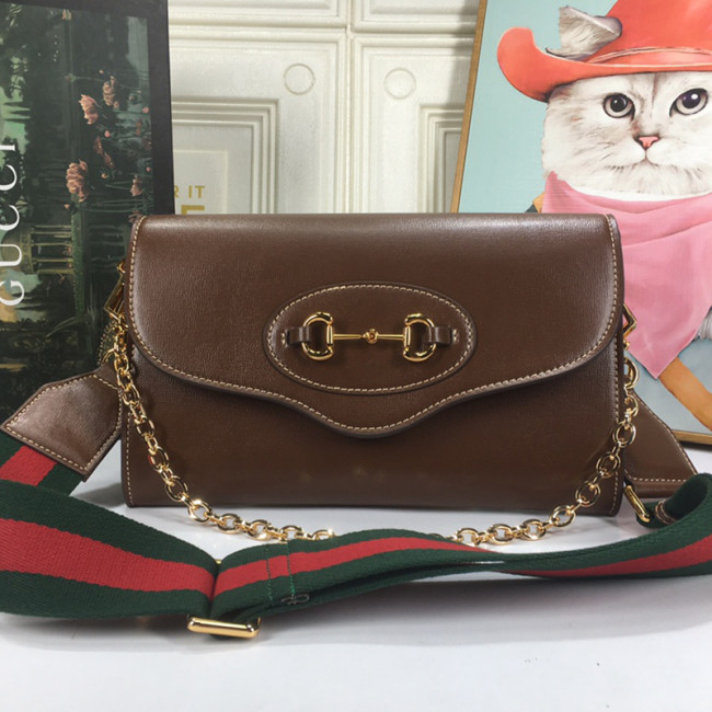 Gucci Womens Bags Luxury Brand Gucci Horsebit 1955 small bag in GG Supreme with Original Box 677286 HUHHX 9759