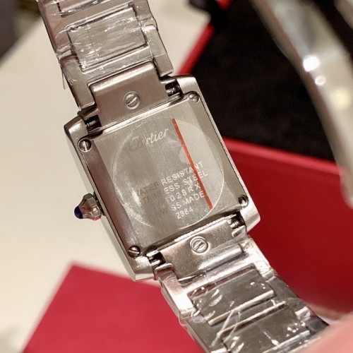 Cartier Womens Watch Luxury Brand Design Fashion Type Tank Series Watches with Original Box
