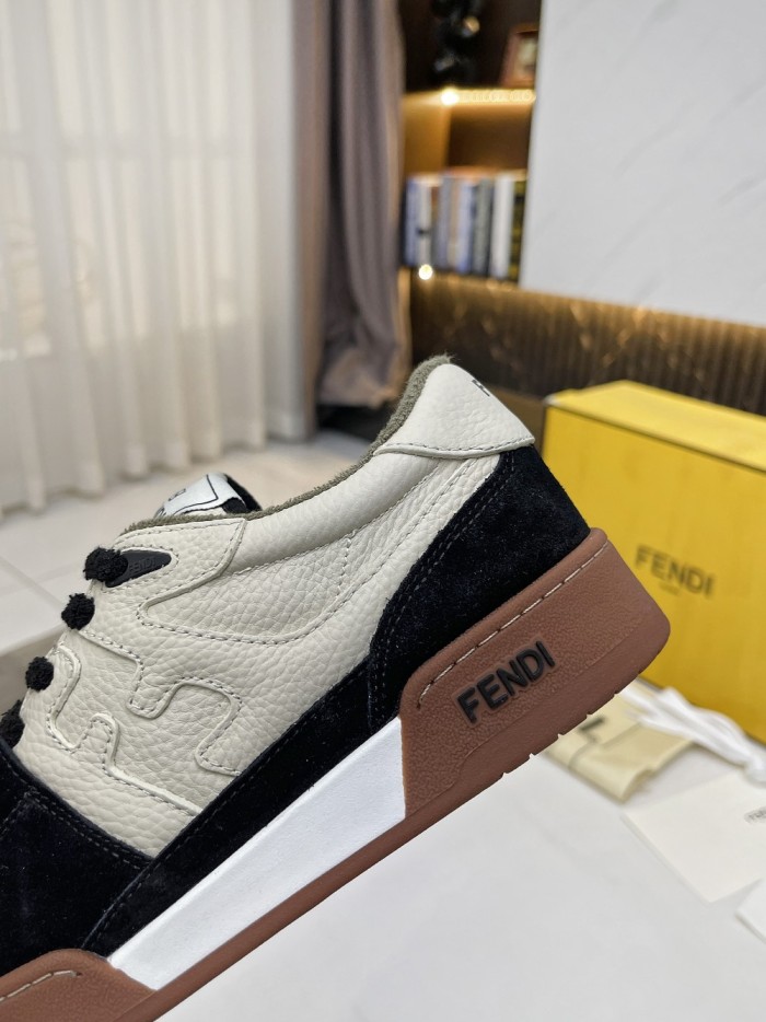 Fendi Mens Shoes Fashion Sneakers Luxury Brand Casual Fendi Trainer Sneakers Match Basse Shoes for Men with Original Box