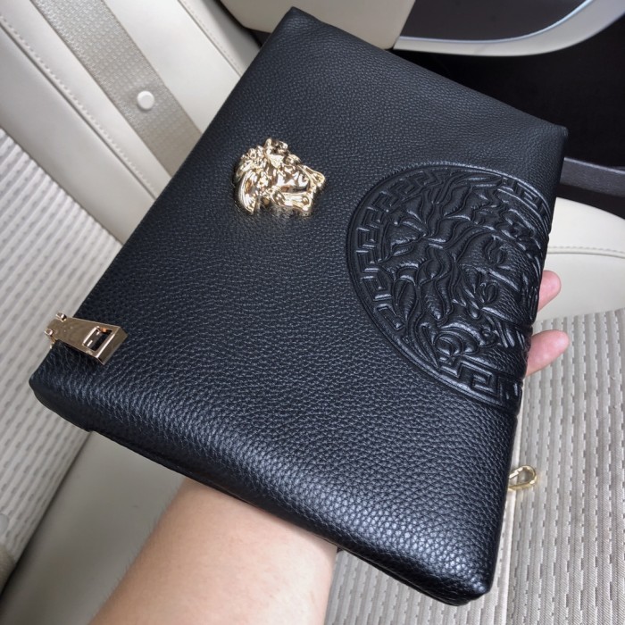 Versace Mens Bags Clutches Wallets Clutch Designer Luxury Brand LA MEDUSA with Original Box