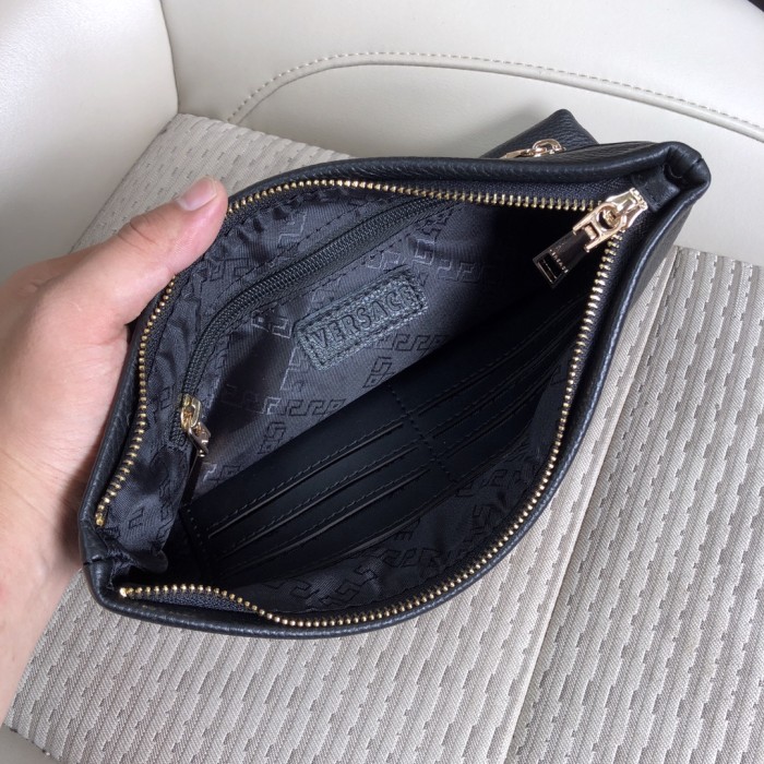 Versace Mens Bags Clutches Wallets Clutch Designer Luxury Brand LA MEDUSA with Original Box