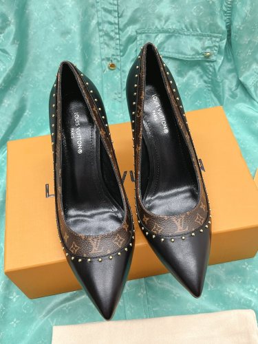 Louis Vuitton Womens Shoes Ballerina Flat Luxury Brand Casual Shoes for Women with Original Box 8cm heel