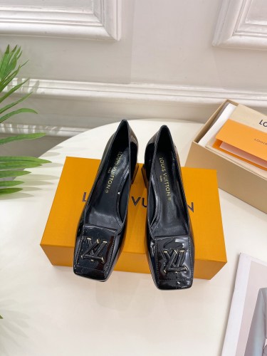 Louis Vuitton Womens Shoes Ballerina Flat Luxury Brand Casual Shoes for Women with Original Box 5cm heel