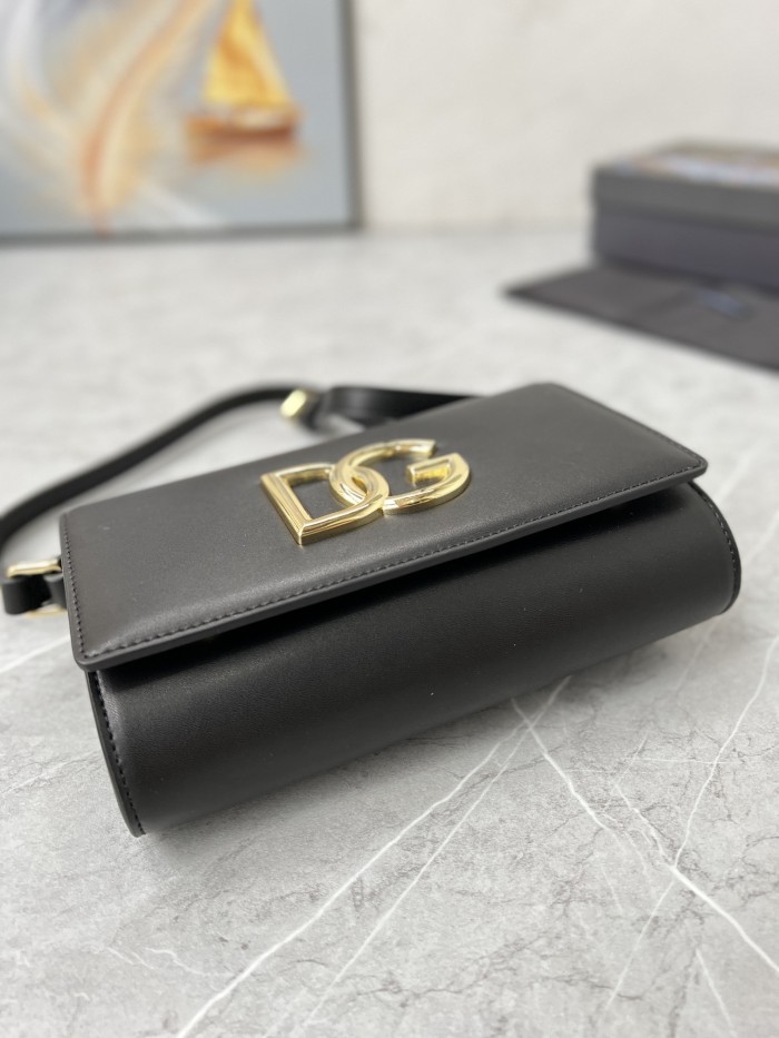 Dolce&Gabbana Womens Bags Shoulder Bag in quilted nappa leather Luxury Brand with Original Box