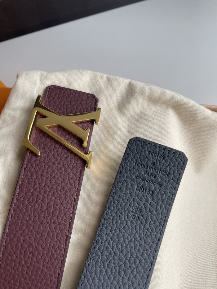 Louis Vuitton Mens Belt Luxury Brand Design Fashion Type with Original Box LV INITIALES 40MM REVERSIBLE M9151Q