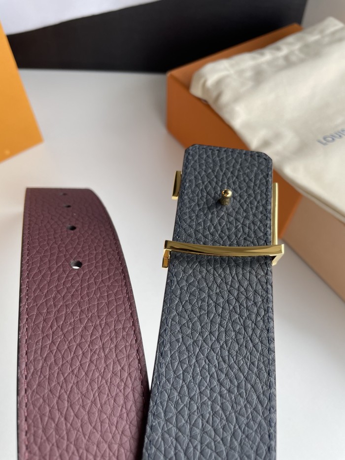 Louis Vuitton Mens Belt Luxury Brand Design Fashion Type with Original Box LV INITIALES 40MM REVERSIBLE M9151Q