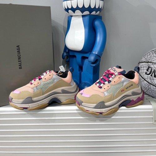 Balenciaga Womens Shoes Sneakers Luxury Brand Triple S Sneaker with Original Box