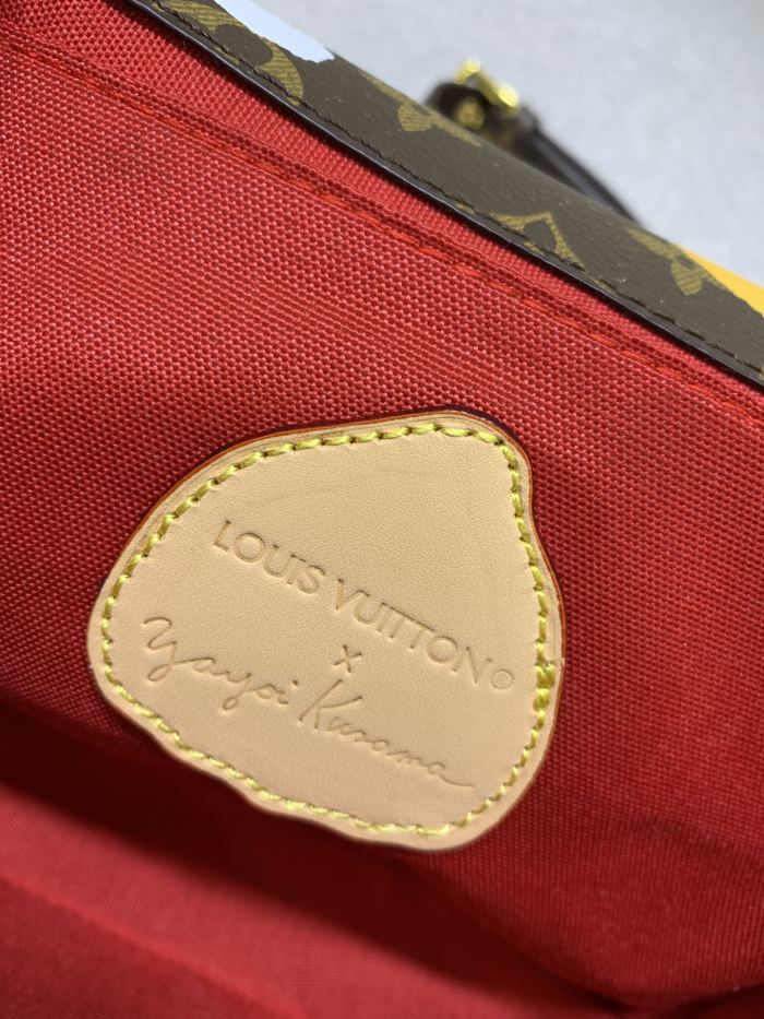 Louis Vuitton Womens Bags Crossbody Bag Luxury Brand LV X YK POCHETTE MÉTIS​ Monogram coated canvas with 3D Painted Dots print with Original Box M46384