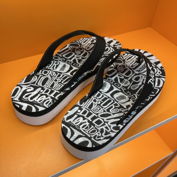Dior Men Shoes Sandals Luxury Brand Fashion DIOR AQUA SANDAL with Original Box