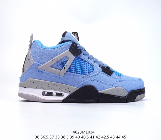 Nike Air Jordan 4 Retro SE University Blue Men Womens Shoes Sneakers with Original Box 4628M1034