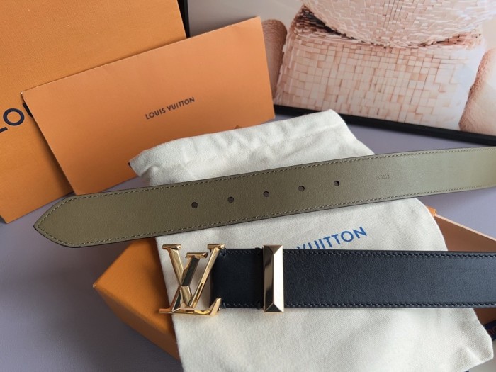 Louis Vuitton Mens Belt Luxury Brand Design Fashion Type with Original Box LV Pyramide 35MM Belt M0498S
