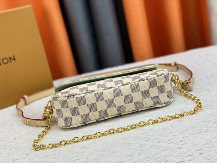 Louis Vuitton Womens Bags Messenger Shoulder Bags Luxury Brand Wallet On Chain Ivy with Original Box M81911