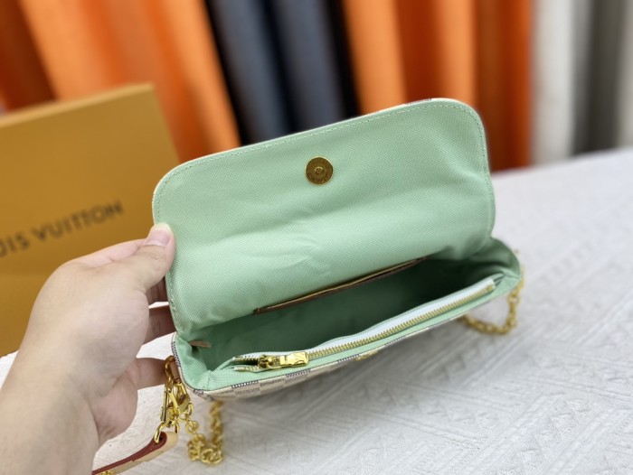 Louis Vuitton Womens Bags Messenger Shoulder Bags Luxury Brand Wallet On Chain Ivy with Original Box M81911