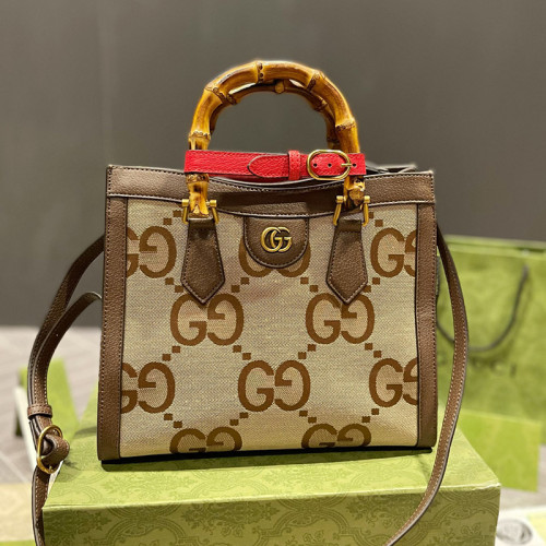 Gucci Womens Bags Shoulder Handbag Luxury Brand Gucci Diana jumbo GG small tote bag 660195 UKMFT 2672