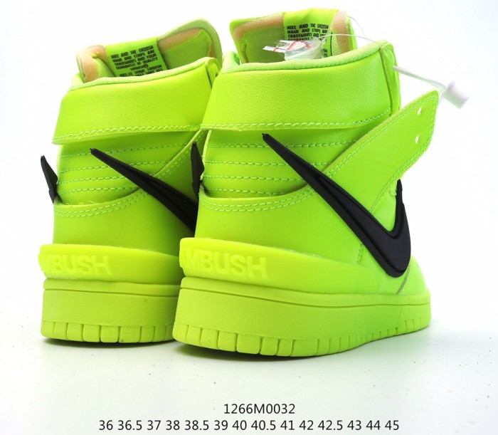 AMBUSH x Nike Dunk High Lethal Pink Sneakers Men Womens Shoes Sneakers with Original Box 1266M0032