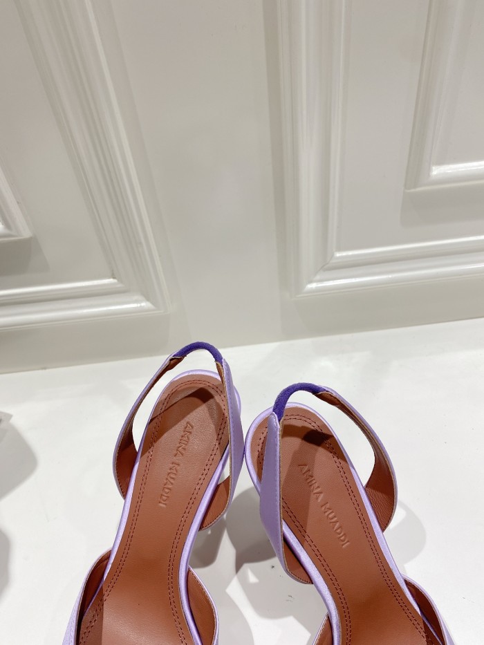 Amina Muaddi Womens Shoes Sandals Slippers Luxury Brand Fashion Pumps for Women with Original Box
