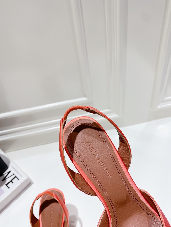 Amina Muaddi Womens Shoes Sandals Slippers Luxury Brand Fashion Pumps for Women with Original Box