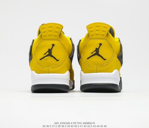 Air Jordan 4 Retro Canvas AJ4 Men Womens Shoes Sneakers with Original Box 4808N218