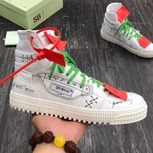 Off-White Men Womens Shoes Fashion Sneakers High Top Sneakers Luxury Brand with Original Box