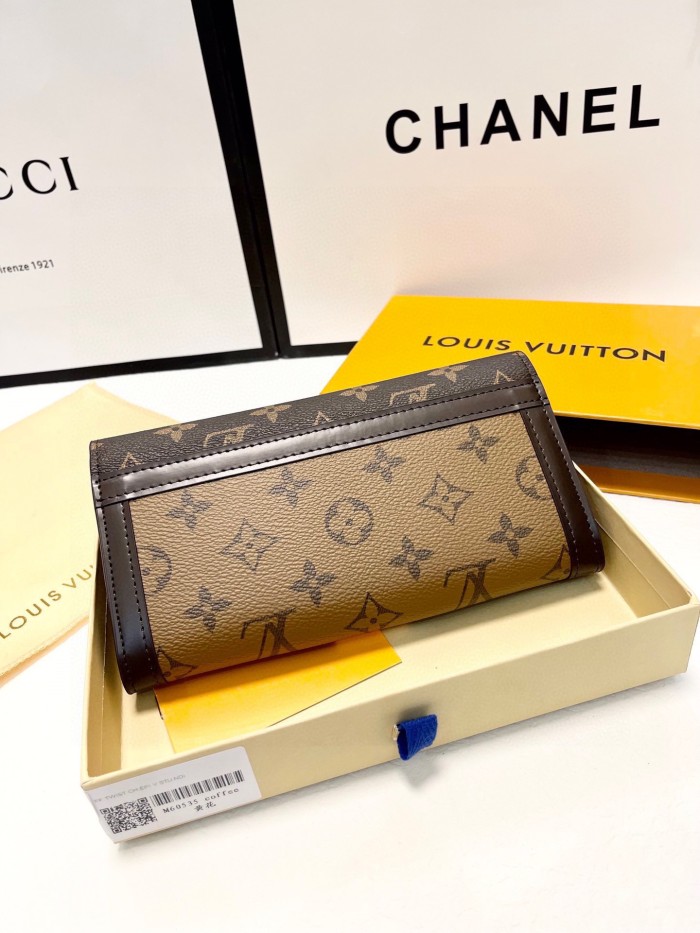 Louis Vuitton Mens Womens Wallets Purse Luxury Brand Designer Zippy WALLET with Original Box N60535