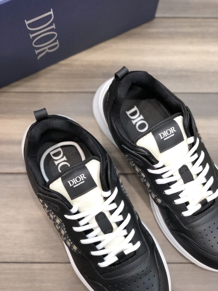 Dior Mens Shoes Sneakers Luxury Brand Mesh and Technical Fabric with Original Box