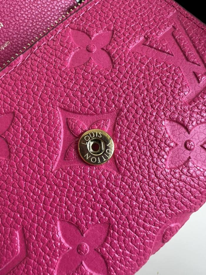 Rosalie Coin Purse - Luxury Monogram Empreinte Leather Black