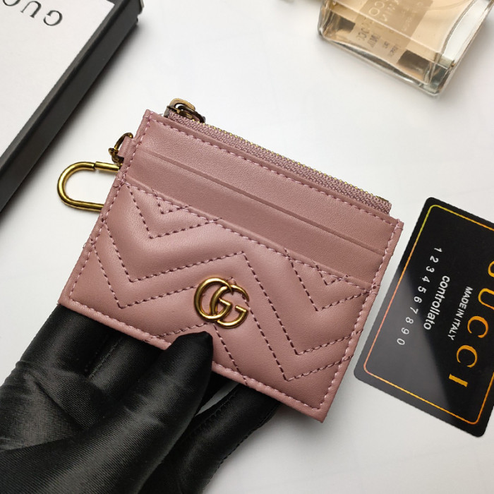 Gucci Womens Bag Wallets Clutch Luxury Brand Card Holder with Original Box