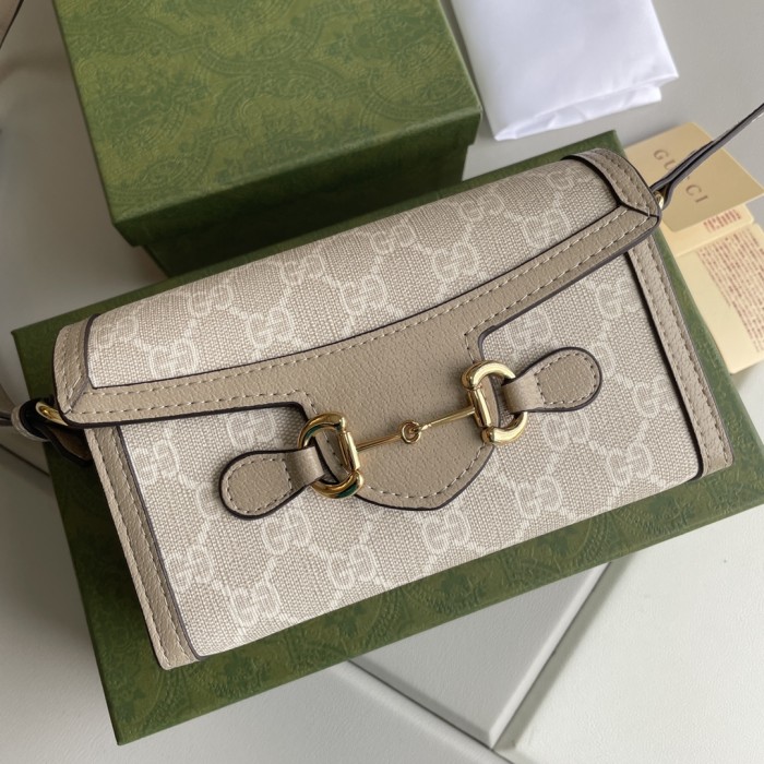 Gucci Womens Bags Luxury Brand Gucci Horsebit 1955 mini bag with Original Box 699296 UULBG 9683