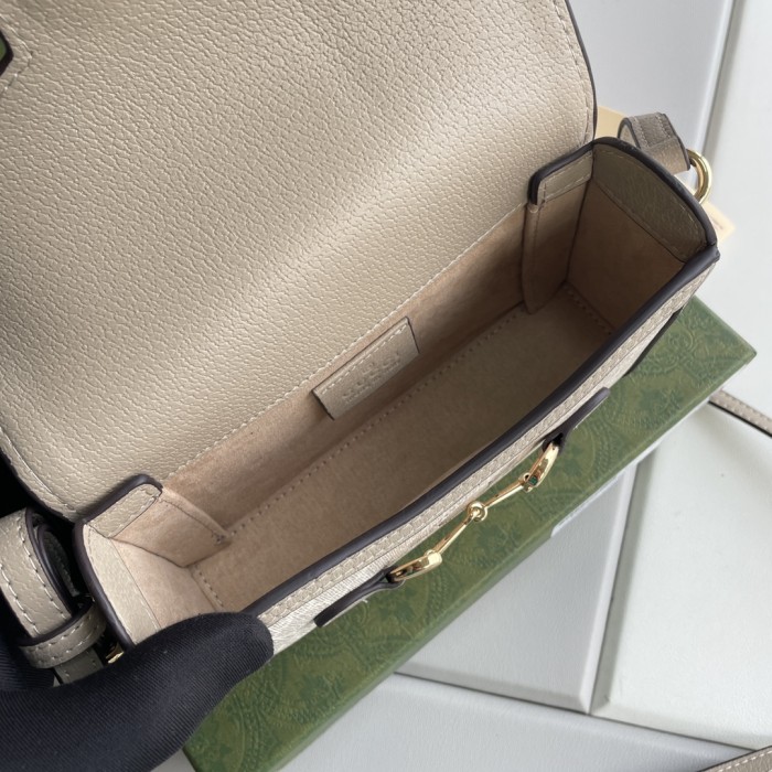 Gucci Womens Bags Luxury Brand Gucci Horsebit 1955 mini bag with Original Box 699296 UULBG 9683