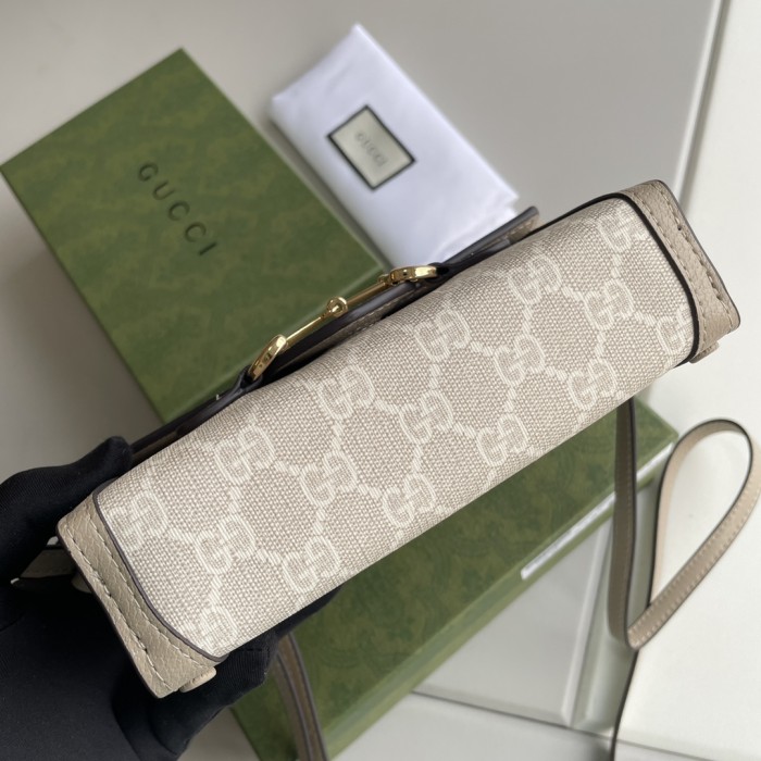 Gucci Womens Bags Luxury Brand Gucci Horsebit 1955 mini bag with Original Box 699296 UULBG 9683