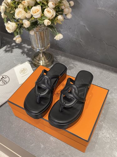 Hermes Womens Shoes Extra Slippers Casual Fashion Slipper Luxury Brand with Original Box