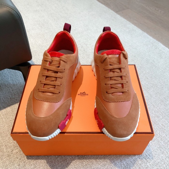 Hermes Womens Casual Shoes Fashion Sneakers Luxury Brand with Original Box