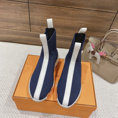 Hermes Womens Casual Shoes Fashion Sneakers Luxury Brand with Original Box