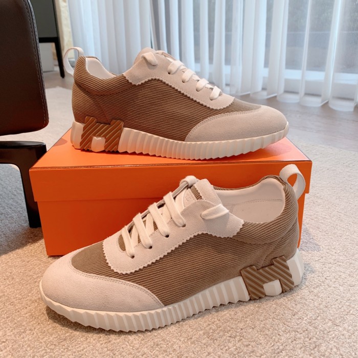 Hermes Womens Casual Shoes Fashion Sneakers Luxury Brand with Original Box