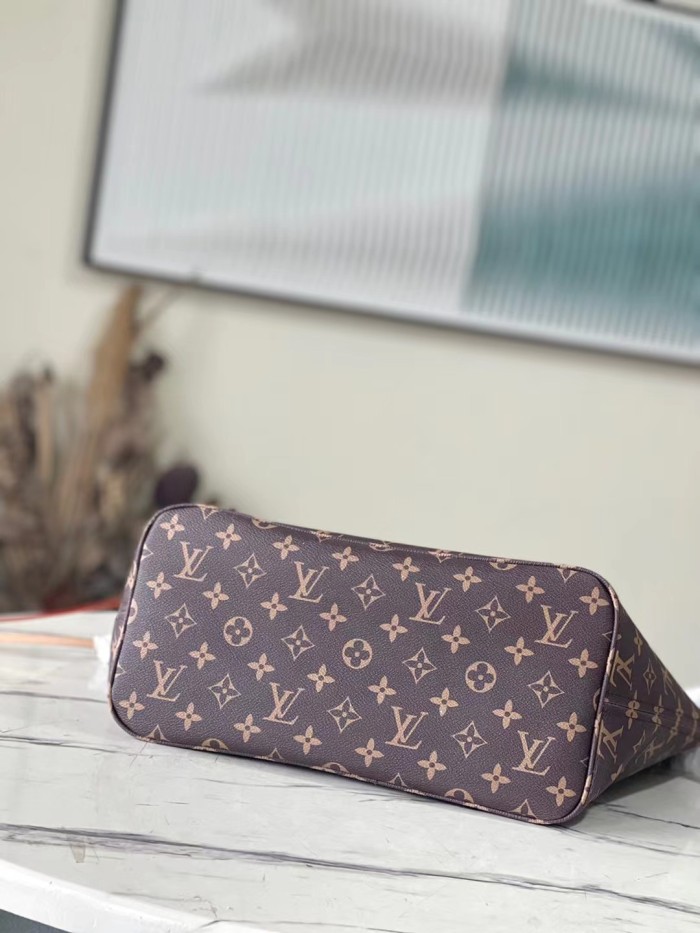 Louis Vuitton Womens Bags Handbags Luxury Brand Fashion Type NEVERFULL MM M21352 Silver Coated canvas