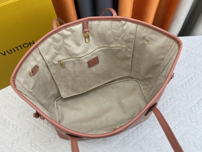 Louis Vuitton Womens Bags Handbags Luxury Brand Fashion Type NEVERFULL MM M21352 Silver Coated canvas